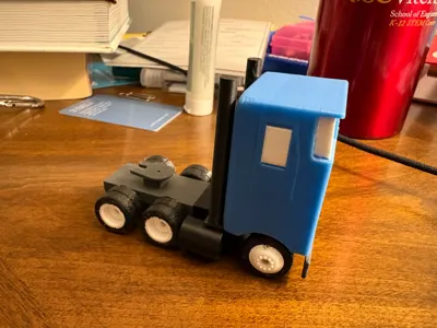 1/64th scale Peterbilt 362 day cab fuel tanks