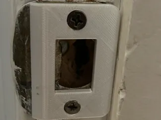 Door latch extender 