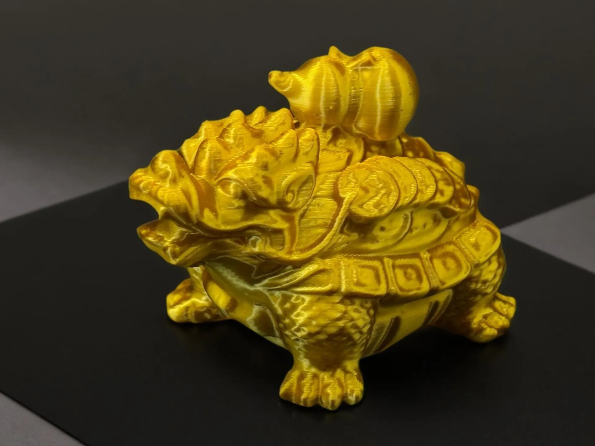 New Chinese style 【Fu Lu Long Gui】Dragon Son Bi Xi Ornament Tea Table ...