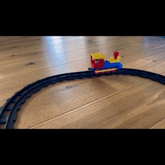 Elektrischer Zug für Duplo Schienen
