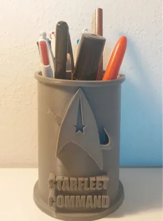 Star trek pen holder