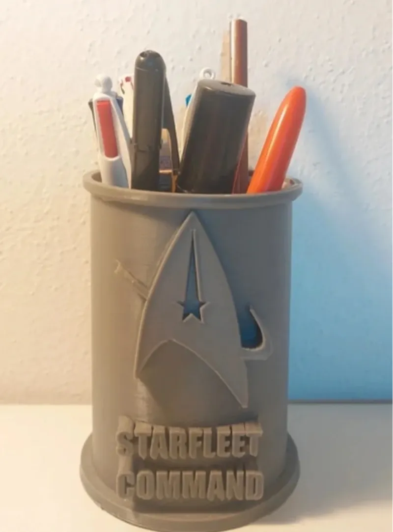 Star trek pen holder