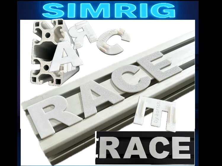 Buchstaben Letters Simrig Alu Rig 8040 Profil snap