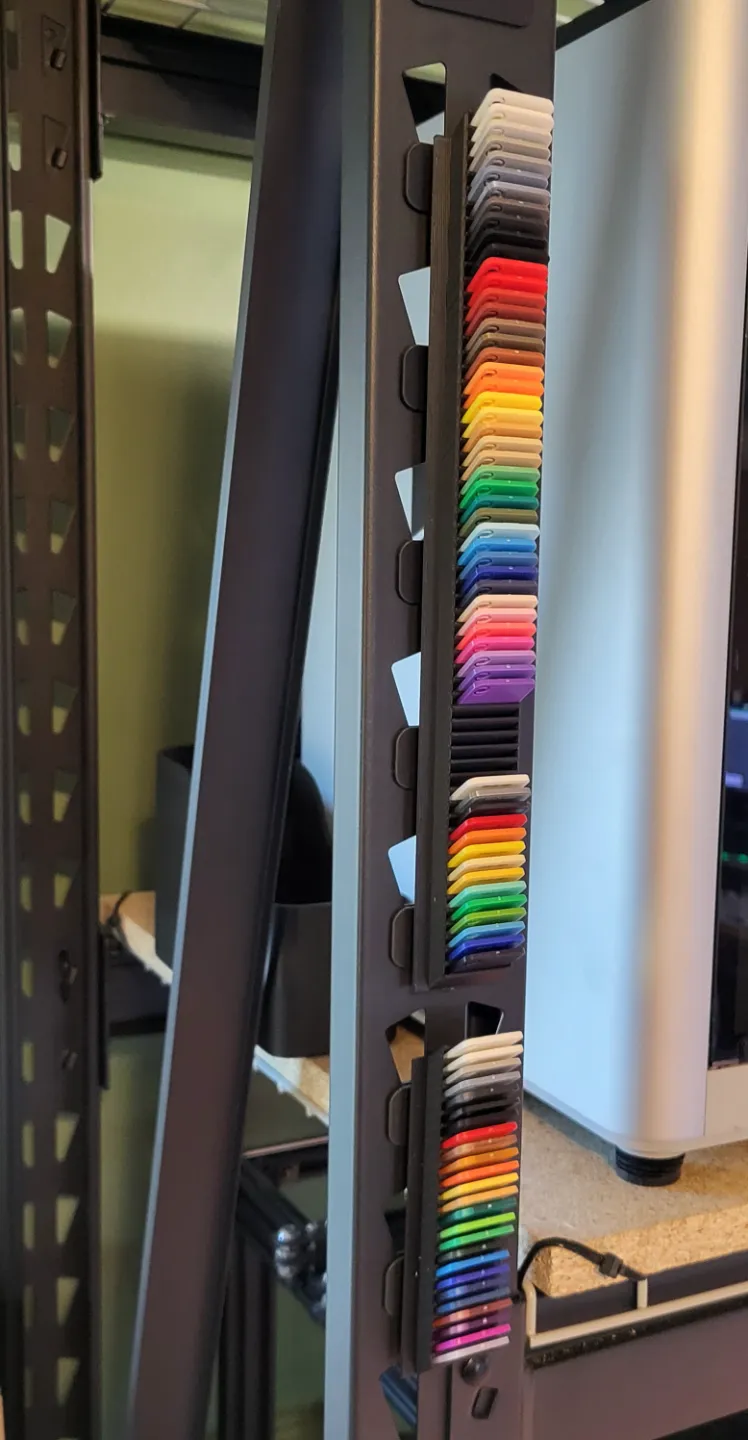 Kolbolt Racking Filament Swatch Holder for Kobalt Heavy Duty Rack by ChunkyTater ...