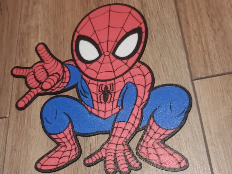Plaque Décorative Spidey et ses amis Style Cartoon