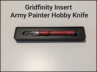 Gridfinity Insert — Army Painter Hobby Knife