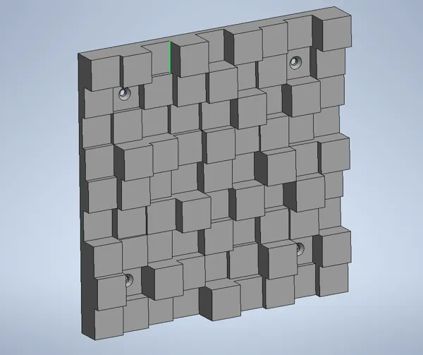 Panneau acoustique diffuseur de son