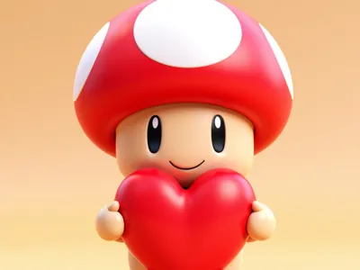 Valentines Mushroom