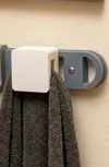 Towel/cloth gravity hook for rack system