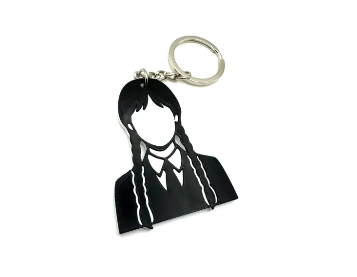 Wednesday Keychain by BlooLab MakerWorld: Download Free 3D Models