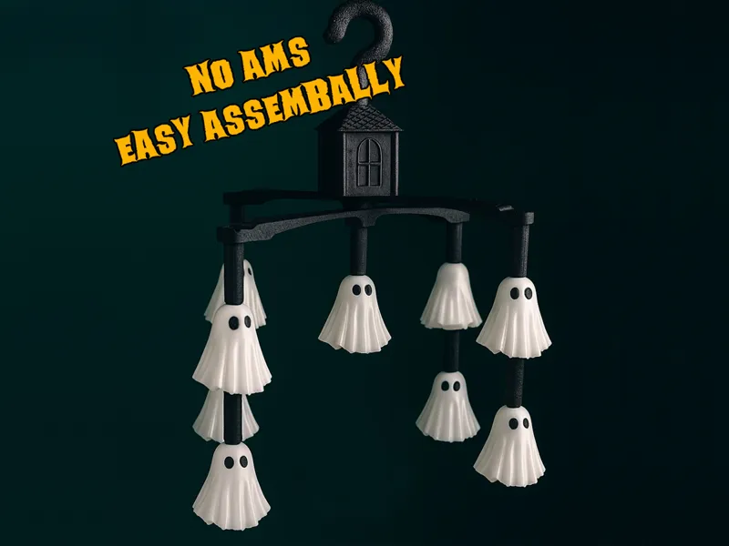 Halloween Ghost Tree Crib Cot Hanger NO AMS
