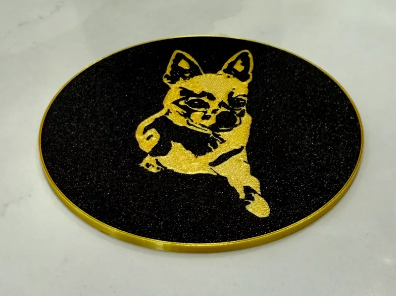 Chihuahua Drinks Coaster