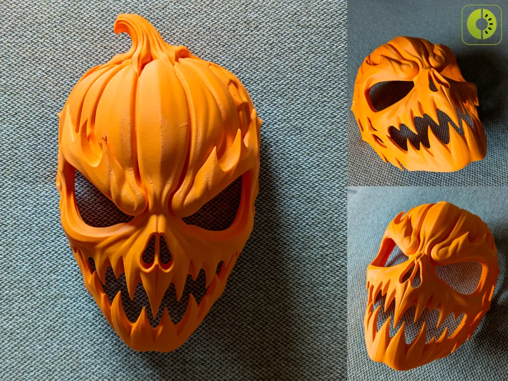 Jack-O'-Lantern Mask | Pumpkin Halloween Costume - Free 3D Print Model ...