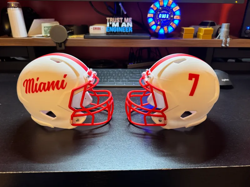 Miami University Football Helmet
