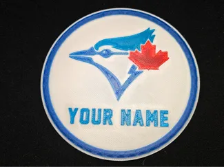 Blue Jays Coaster with customizable name text