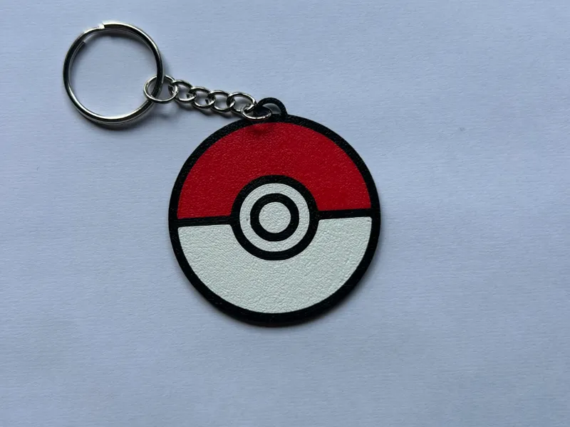 Pokeball keychan