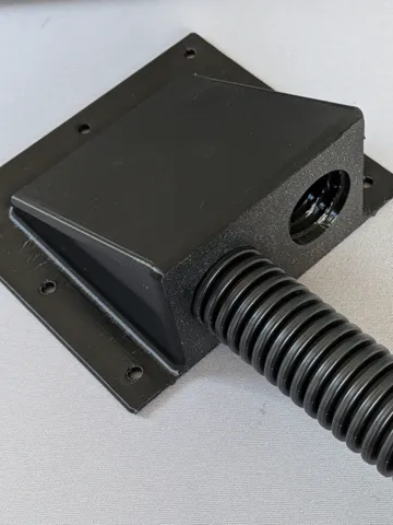 Modelo para impresión 3D: Kabeldurchführung für Wellrohr 25mm — vista de referencia 2