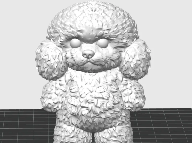 Perro poodle teddy
