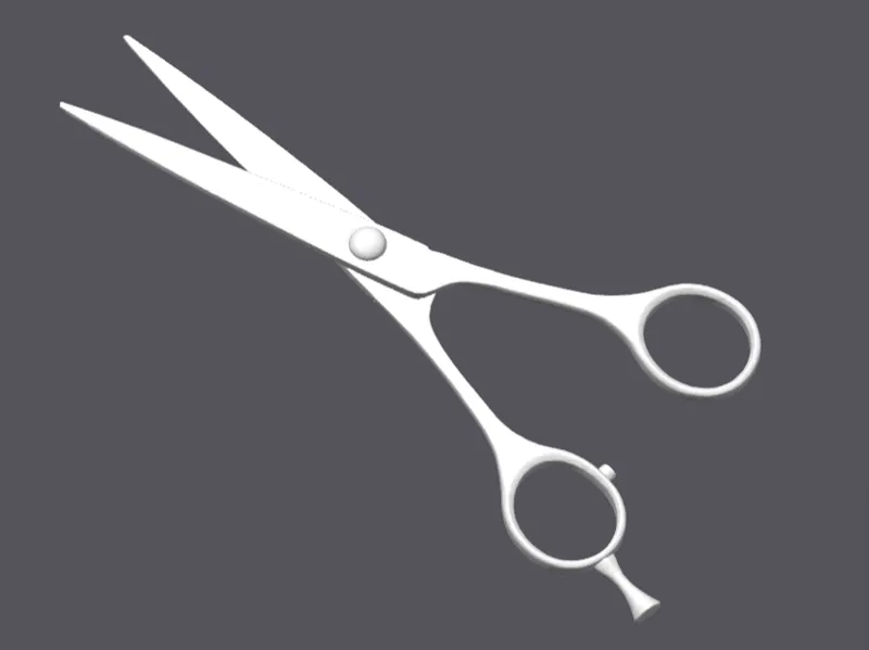 Golden-Black Hairdressing Scissors