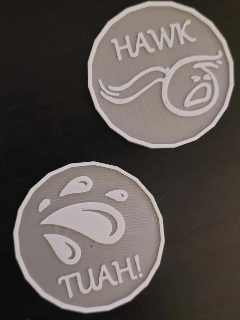 Hawk or Tuah! Flipper Coin