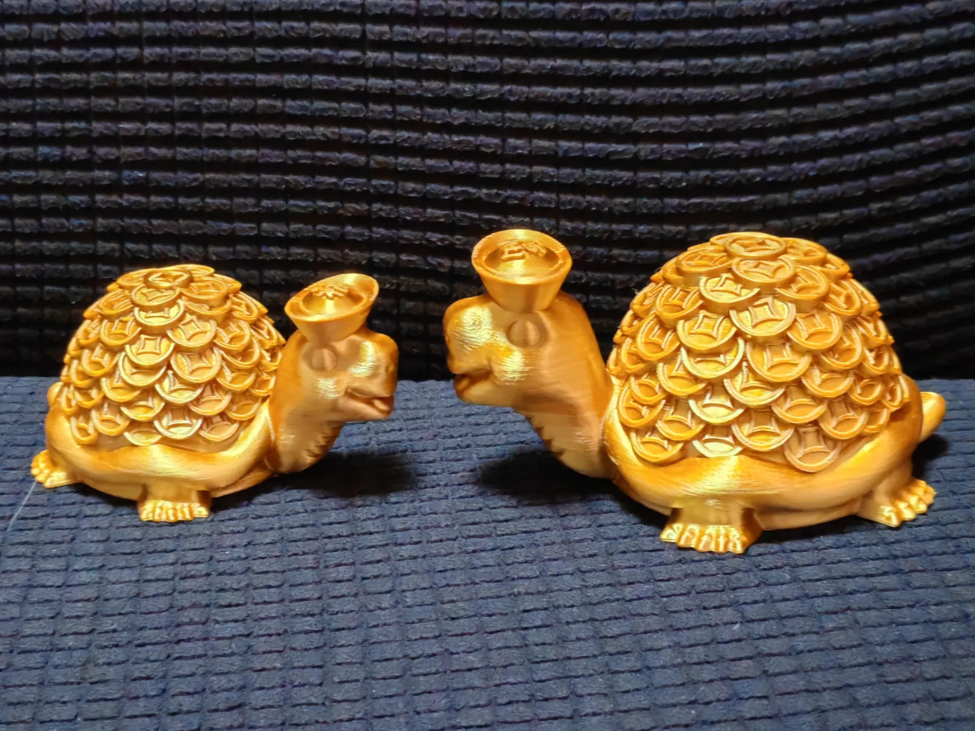 Miniatura 1 do modelo 3D 招财进宝金钱龟，金龟送福