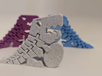FlexiDino Print in Place - Easter Edition Large