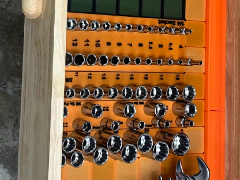 Tool Organization / Socket Gridfinity Organizer - Free 3D Print Model ...