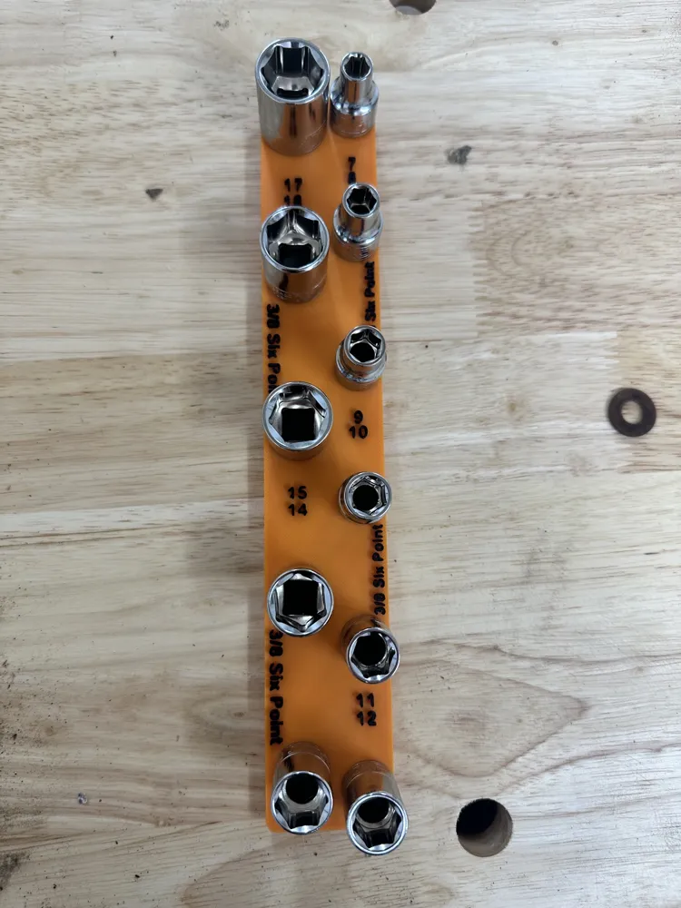 Tool Organization / Socket Gridfinity Organizer - Free 3D Print Model ...