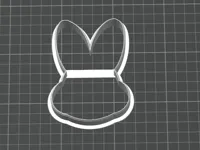 Emporte-pièce visage de lapin — photo 2