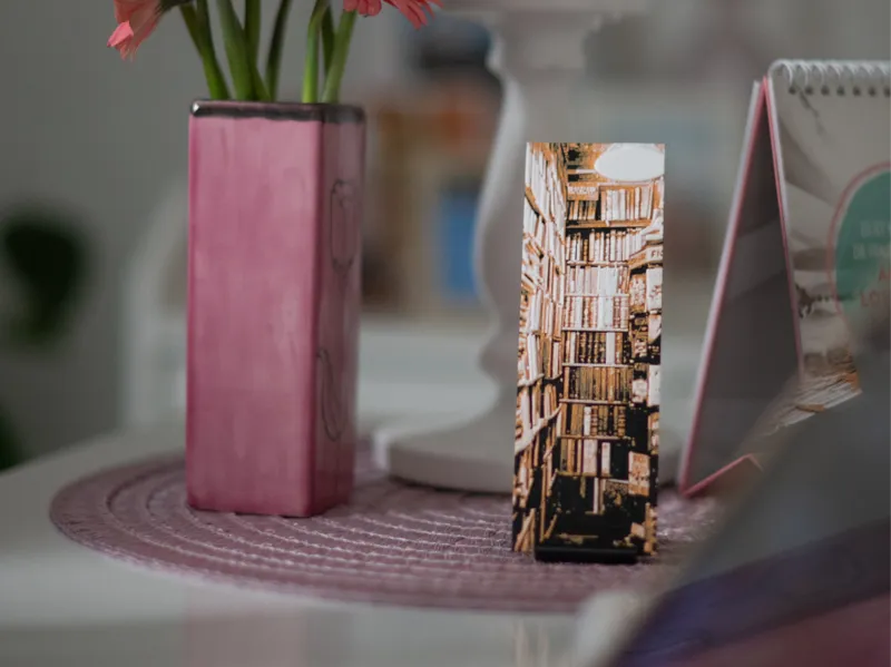 abbeybookshop TableTile – 3D Kunst im Mini-Format
