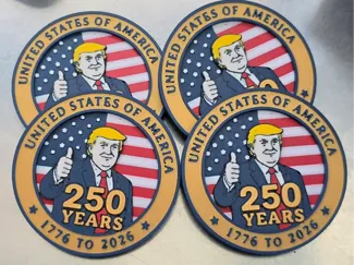Trump 250 year pin