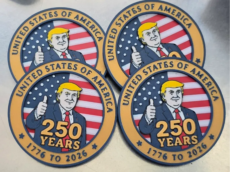 Trump 250 year pin