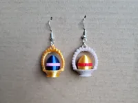 Boucles d'oreilles panier de Pâques — photo 1
