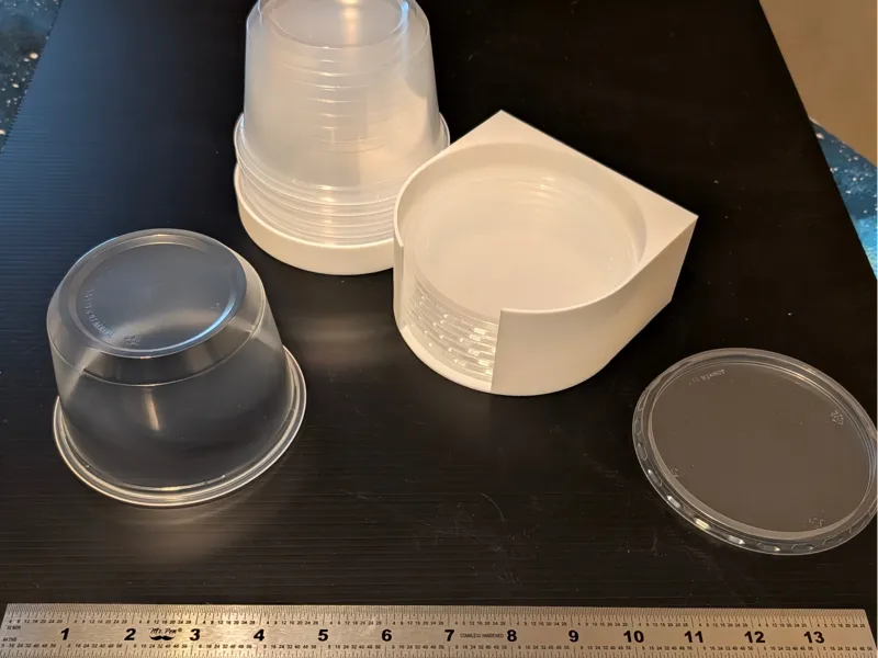 Plastic Container and Lid Organizer Tray