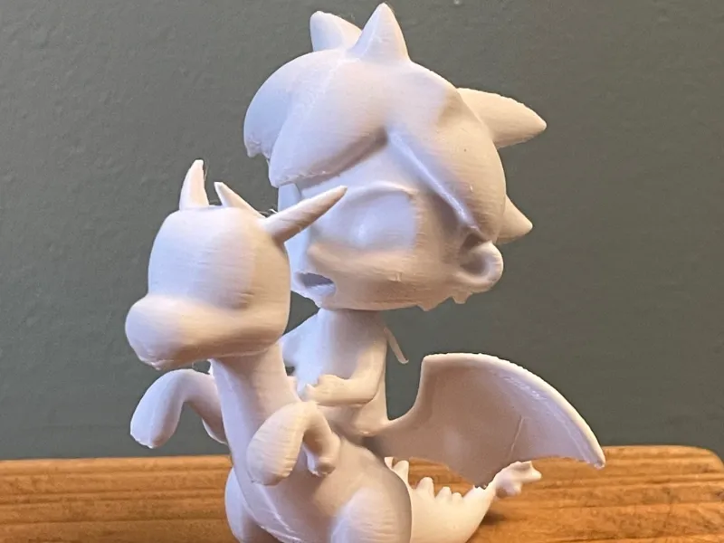 Boy Riding a Dragon