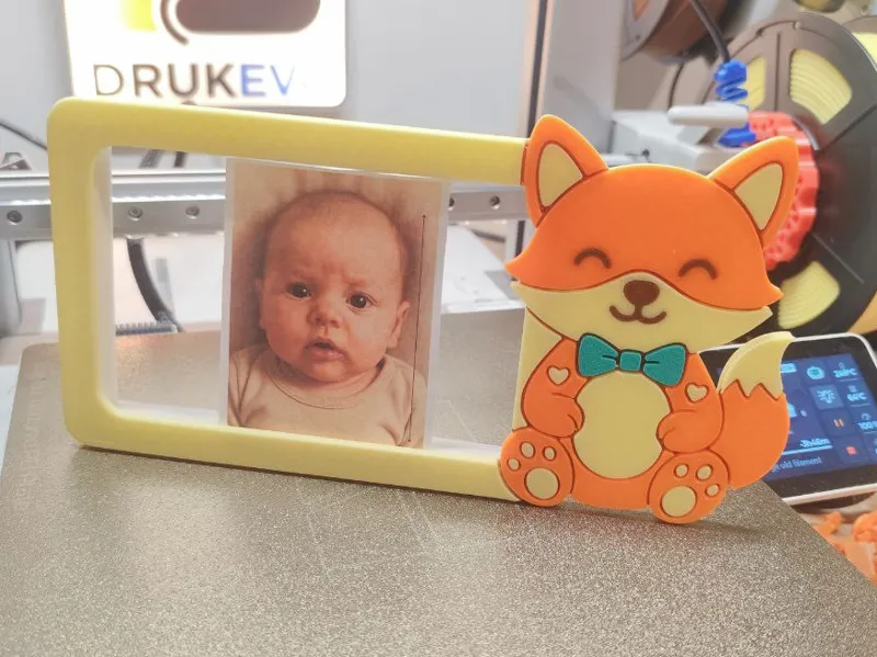 Fox Baby Photo Frame – 10×15 cm