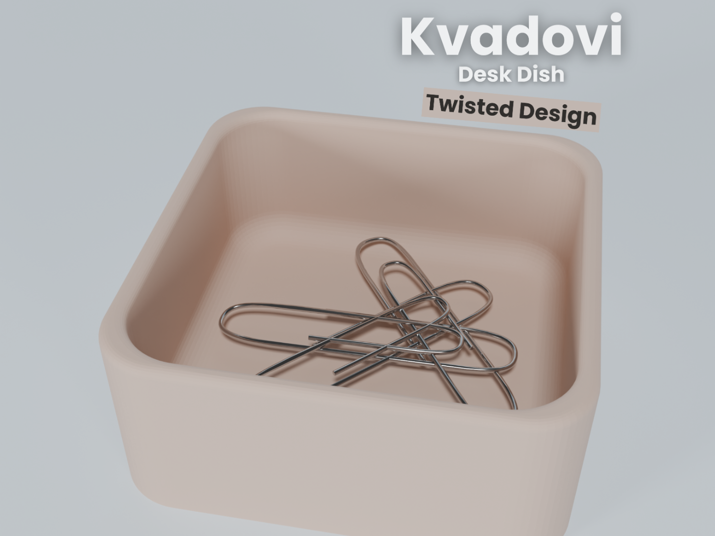 Kvadovi Desk Dish
