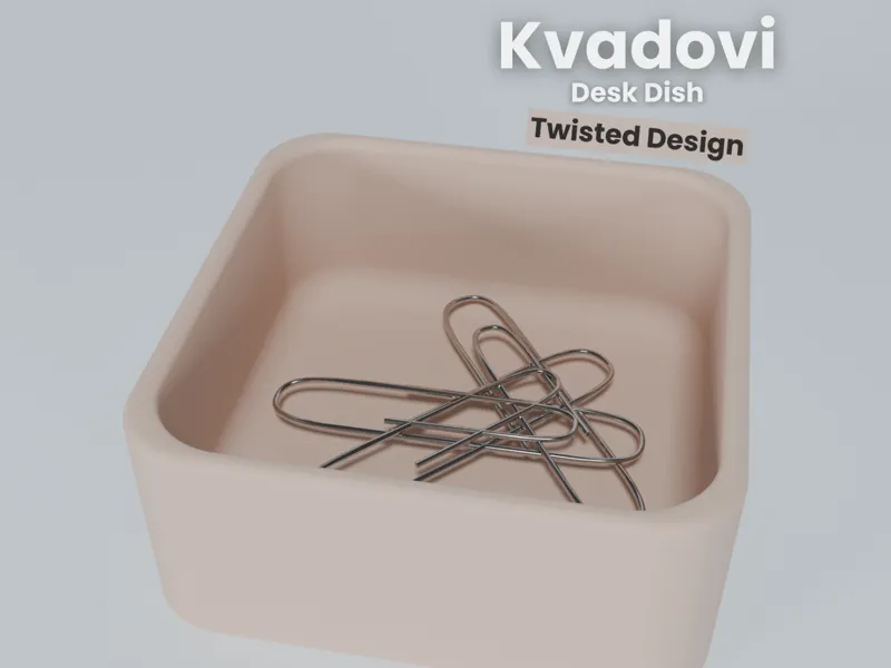 Kvadovi Desk Dish