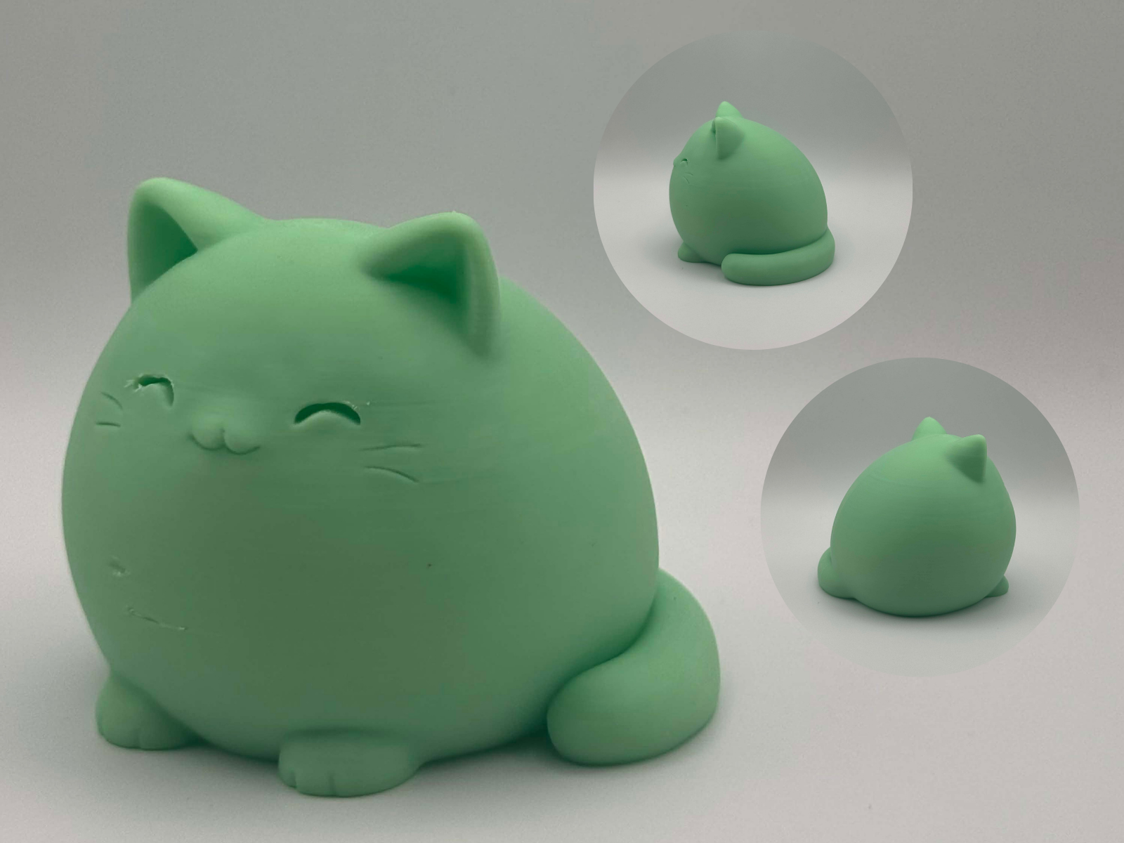 Fat Cat – Chubby Kitty Figurine