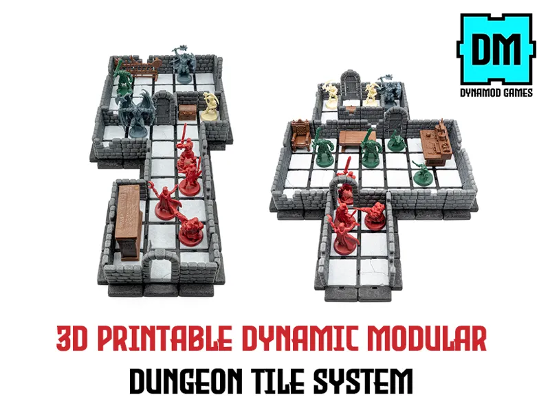 Dynamod Dungeon Tiles - Sample Pack