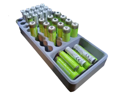 AA & AAA Battery Tray