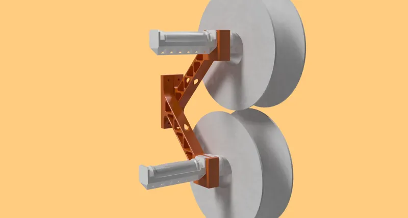 Wall mount and spoolholder - Supportless printing