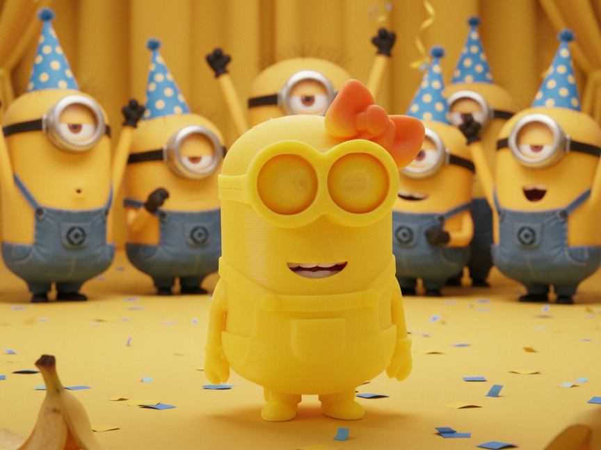 Minion Hello Kitty - Une Fusion Adorable !