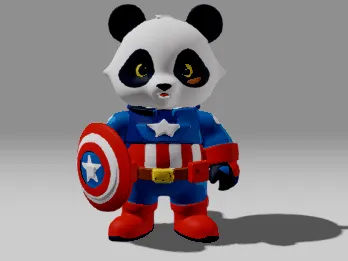 Capitan America Panda
