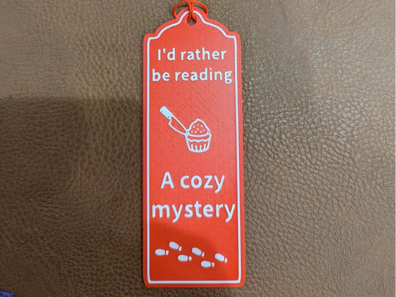 Cozy Mystery Bookmark