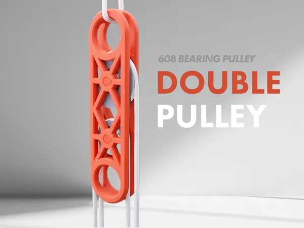 Poulie double (2x608) – paire avantage 1:4