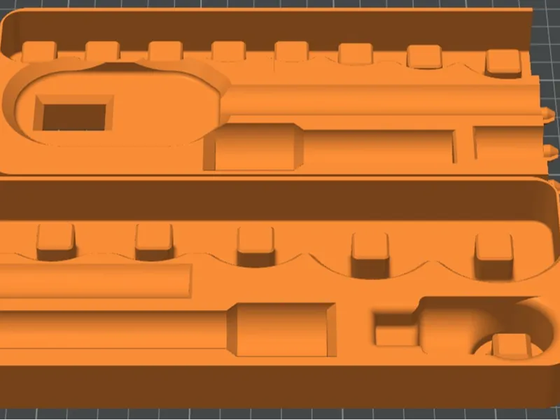 1/2" socket tray