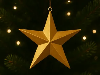 Christmas Star Decoration!