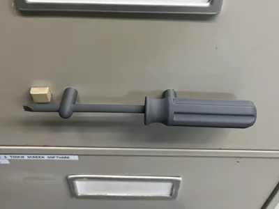 filing cabinet handle tools