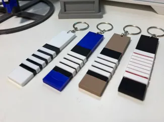 Chaveiro Faixa de JiuJitsu (Graus Personalizáveis)